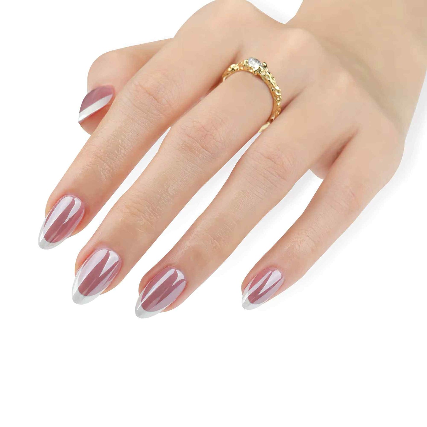 French Lucky Girl Nails